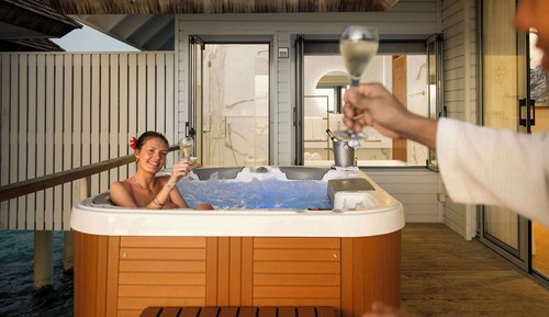 Villa, 1 Bedroom, Hot Tub (Sunset Over Water)