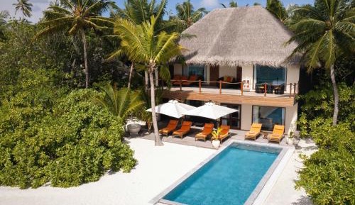 Three-Bedroom Beachfront Villa with Private Pool
