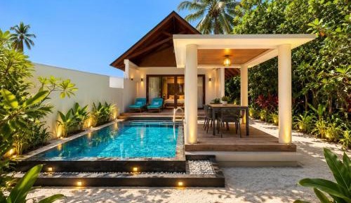 Island Villa with Pool - Butler Service | 24-hour Premium All-Inclusive Dine Around | Stay 5 nights or more for free seaplane transfers for 02 pax | Island hopping | Sunset cruise | Dolphin cruise| Cruise around the island