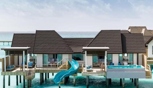 Two Bedroom Water Pool Villa with Slides