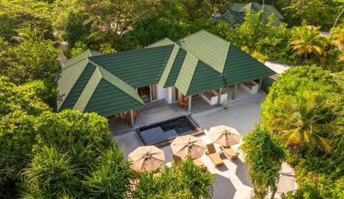 Three Bedroom Pool Beach Villa - Free shared seaplane for 2 guests, minimum 7-night stay