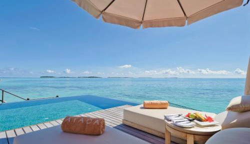 Sunset Lagoon Suite with Private Pool & Personalized Butler Service - Up to 2 children under 15 dine free with accompanying parents (subject to villa occupancy limits) and receive the same meal plan as the paying adults. Christmas and New Year's Eve suppl